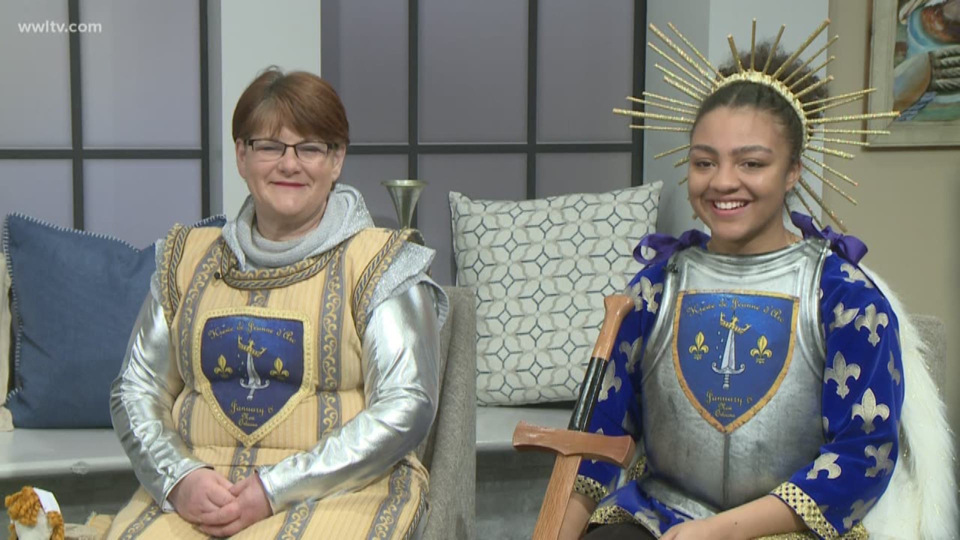We are sitting down with this years elected Joan of Arc Zoe Kanga and Krewe Captain Antoinette De Alteriis ahead of their roll on the first night of carnival.