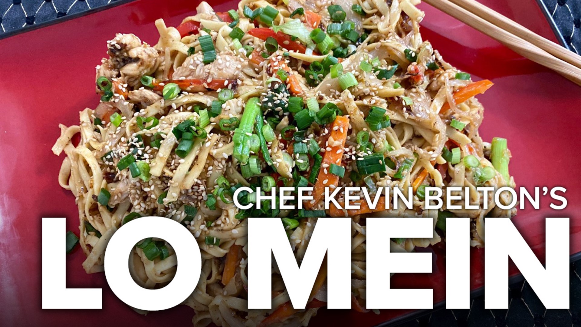 Chef Kevin Belton shares a basic lo mein recipe that can be modified to suit your tastes or to include whatever is in your pantry!