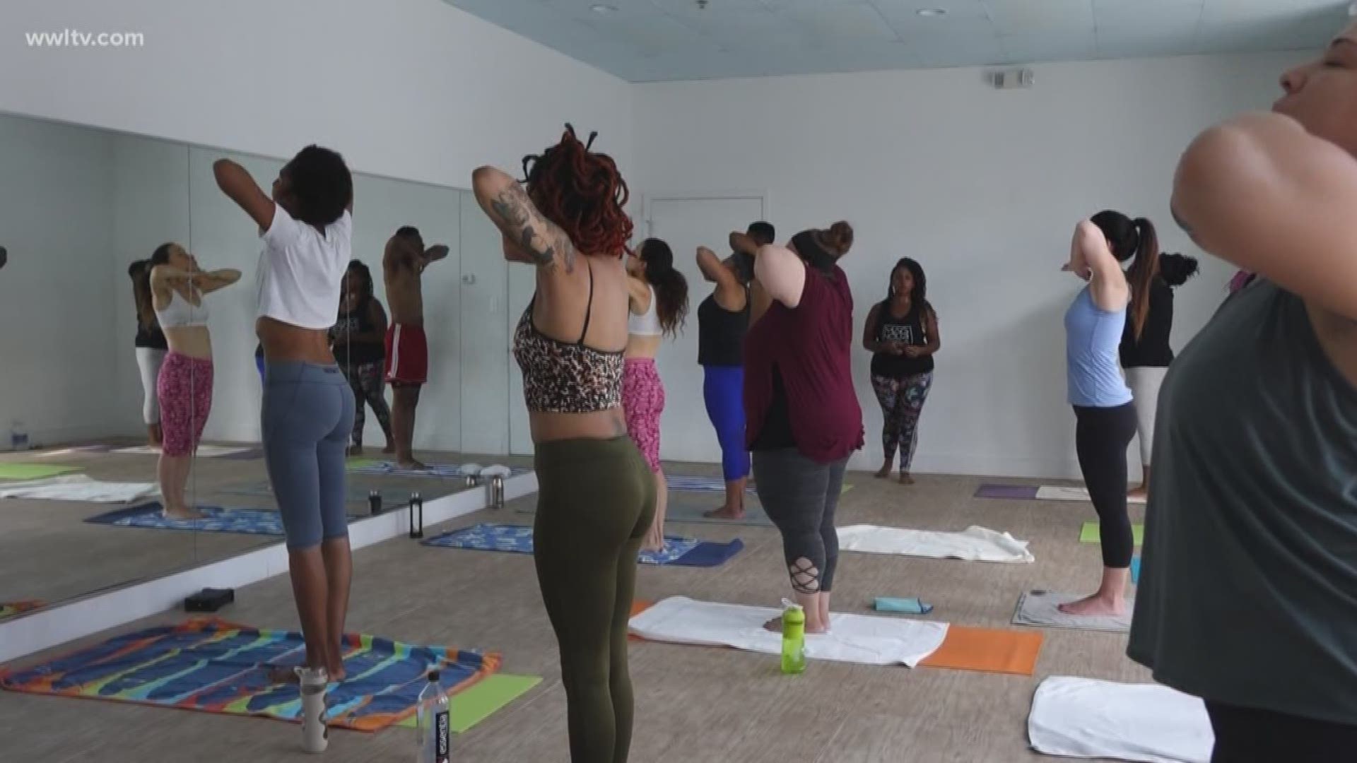 Sheba introduces yoga studio owner Adrianne "Ajax" Jackson as todays "Everyday Inspiration."