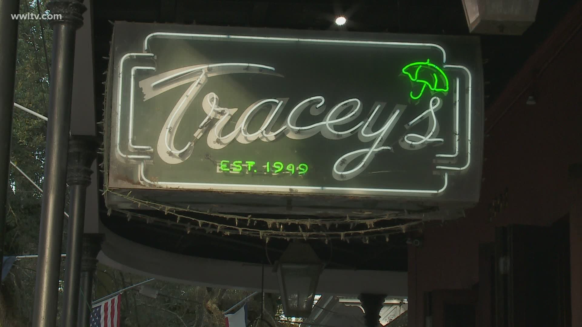 Tracey’s owner Jeff Carreras disputes that Tracey’s violated any guidelines when patrons gathered to watch Monday night’s Saints game.