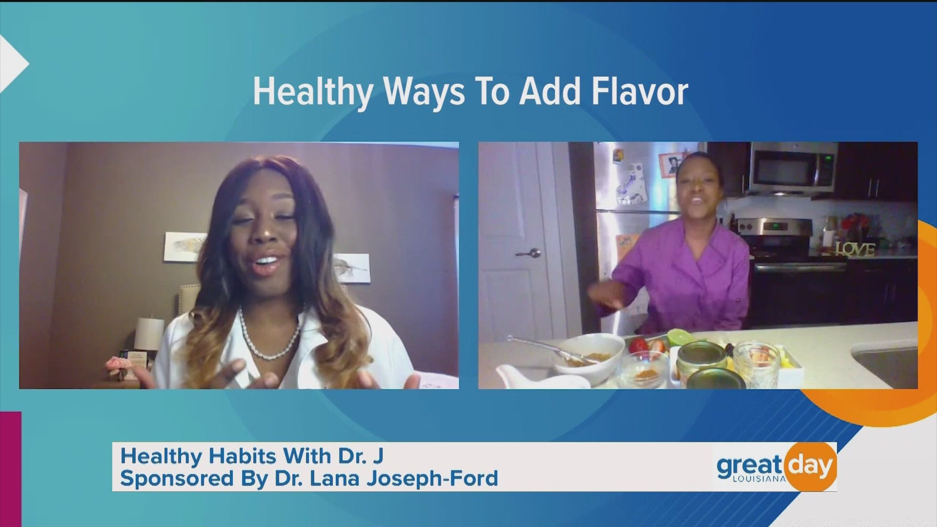 Dr. J is catching up with Celebrity Chef Ashley Jonique to learn how to add flavor and fun to your healthy at-home meals. To learn more, visit drlanajosephford.com