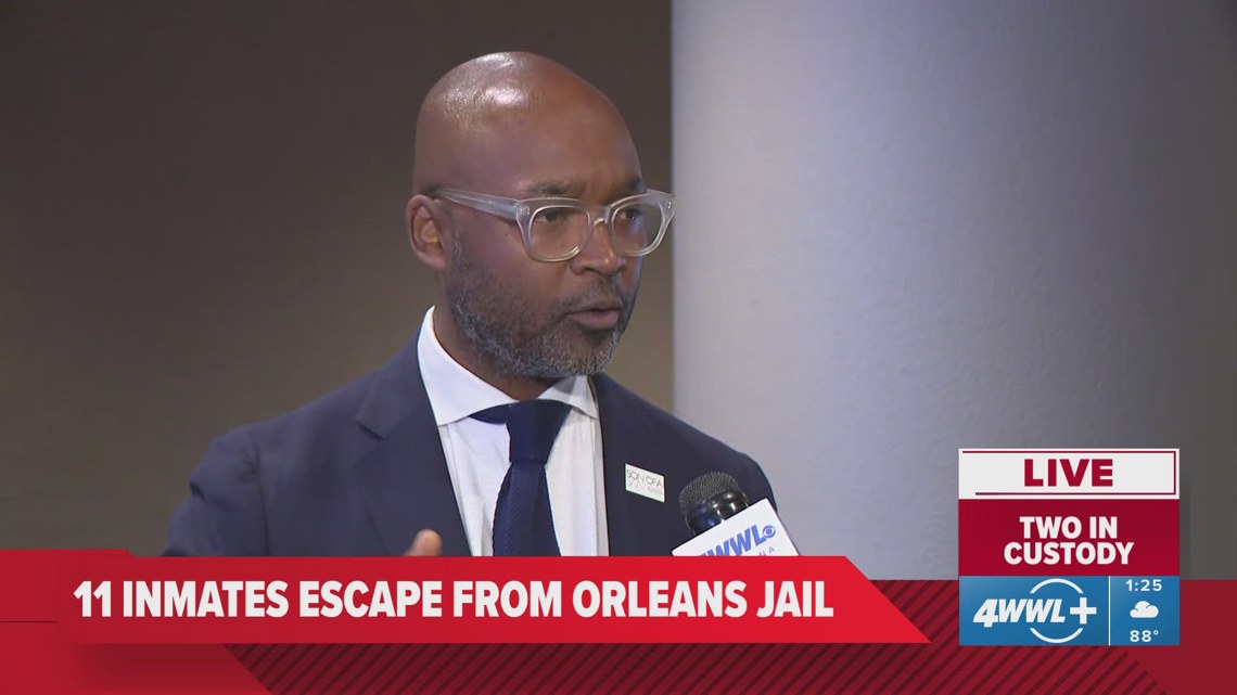 DA Jason Williams 'angry' after 11 inmates escape from Orleans Parish ...