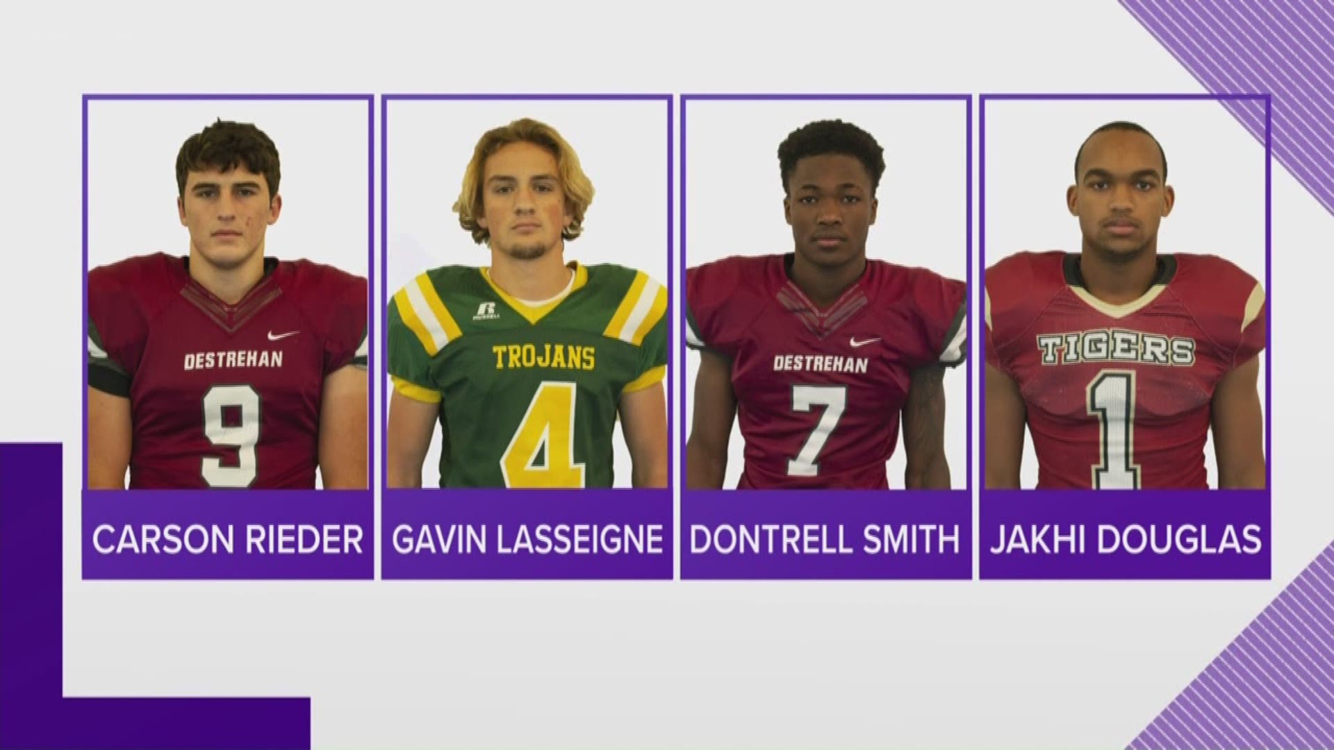A long-standing tradition at Channel 4, we're honoring the best 5-A football players in the area.