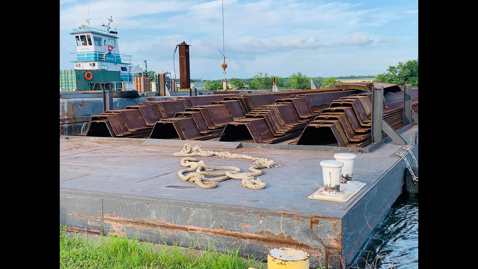 Crews race to sink barge in Bayou Chene before Morganza Spillway opens