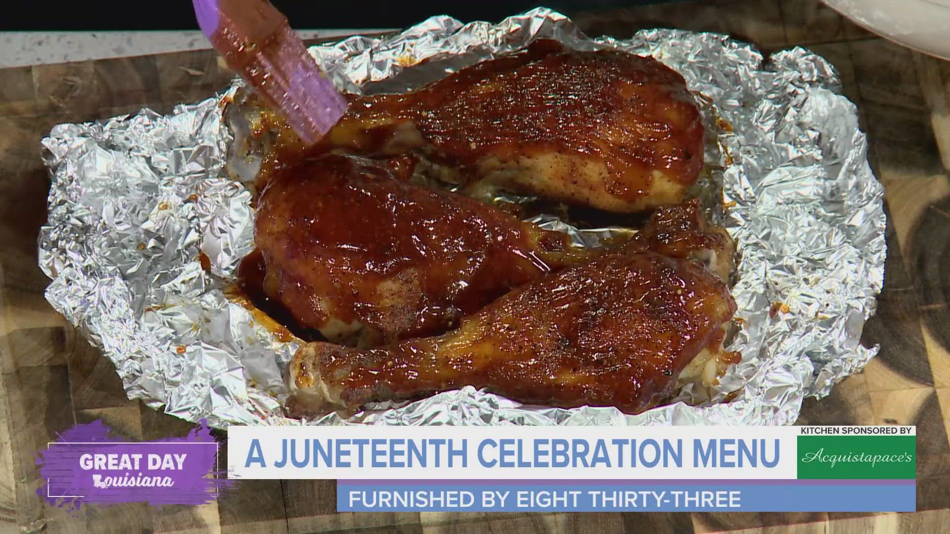Chef Toya Boudy is in the Acqiustapace's Kitchen with some great dishes for your Juneteenth celebration.