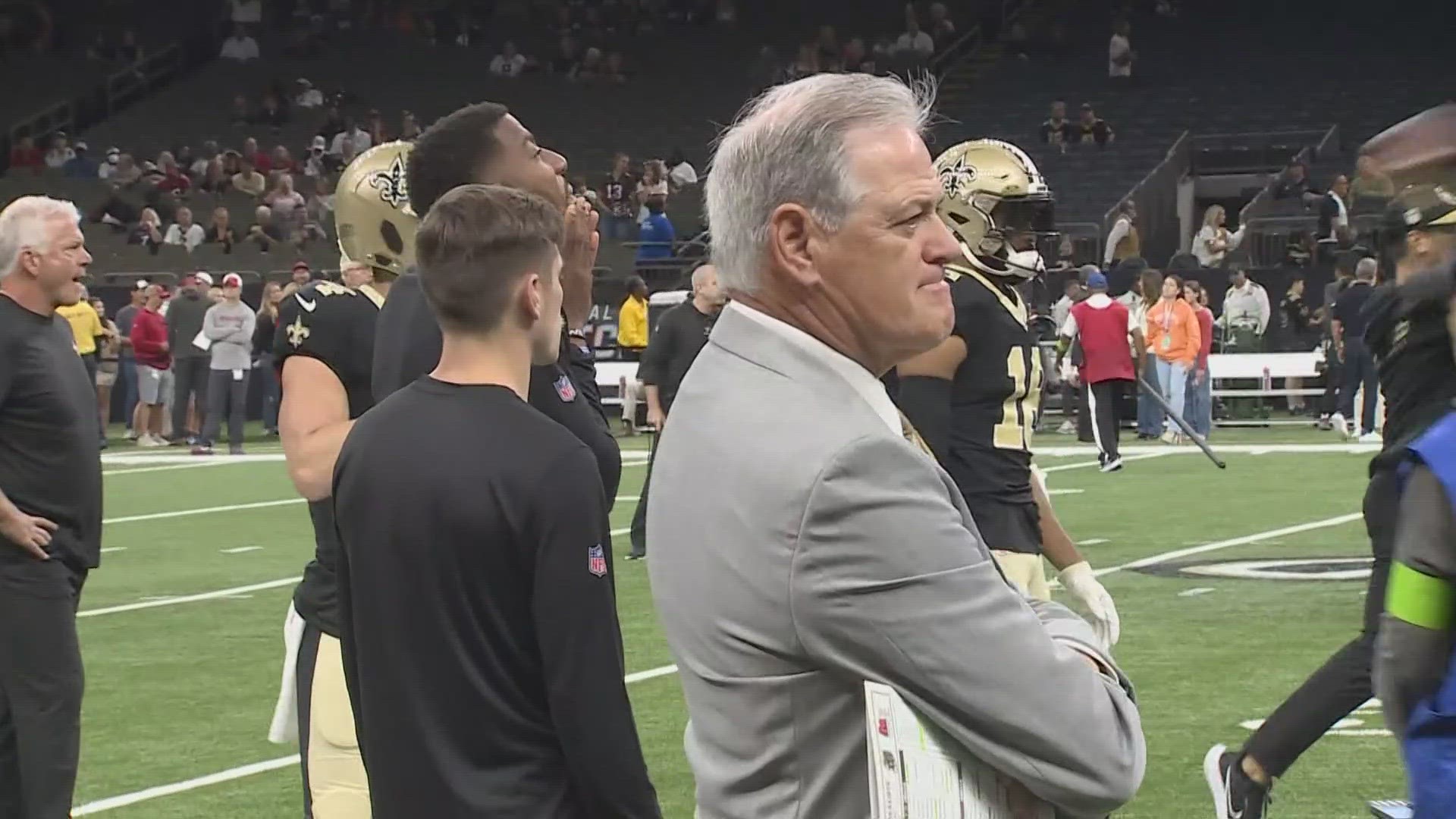 New Orleans Saints General Manager Mickey Loomis will not blow up the roster to get salary cap compliant.