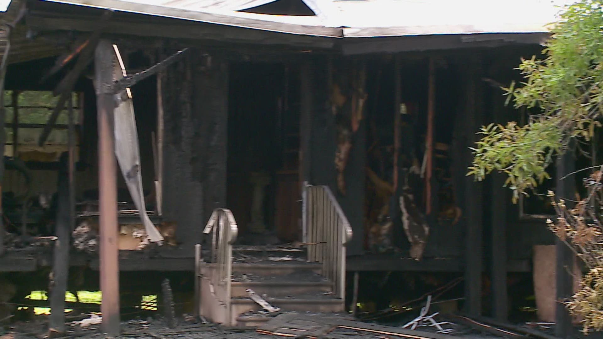 A male was found dead inside of a Hammond home where a fire was reported.