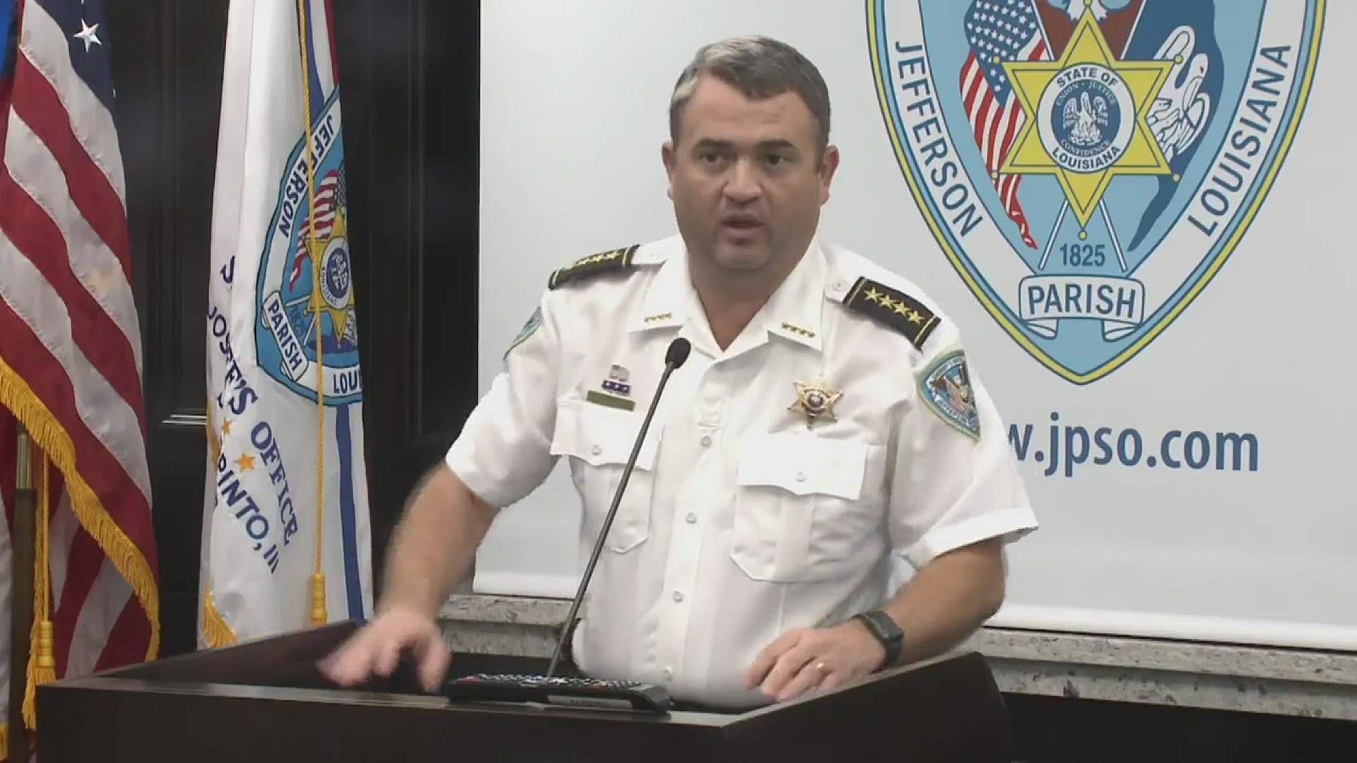 Jefferson Parish Sheriff Joseph Lopinto said it appeared that the suspect was prepared to leave, but then turned around, went back in and started firing.