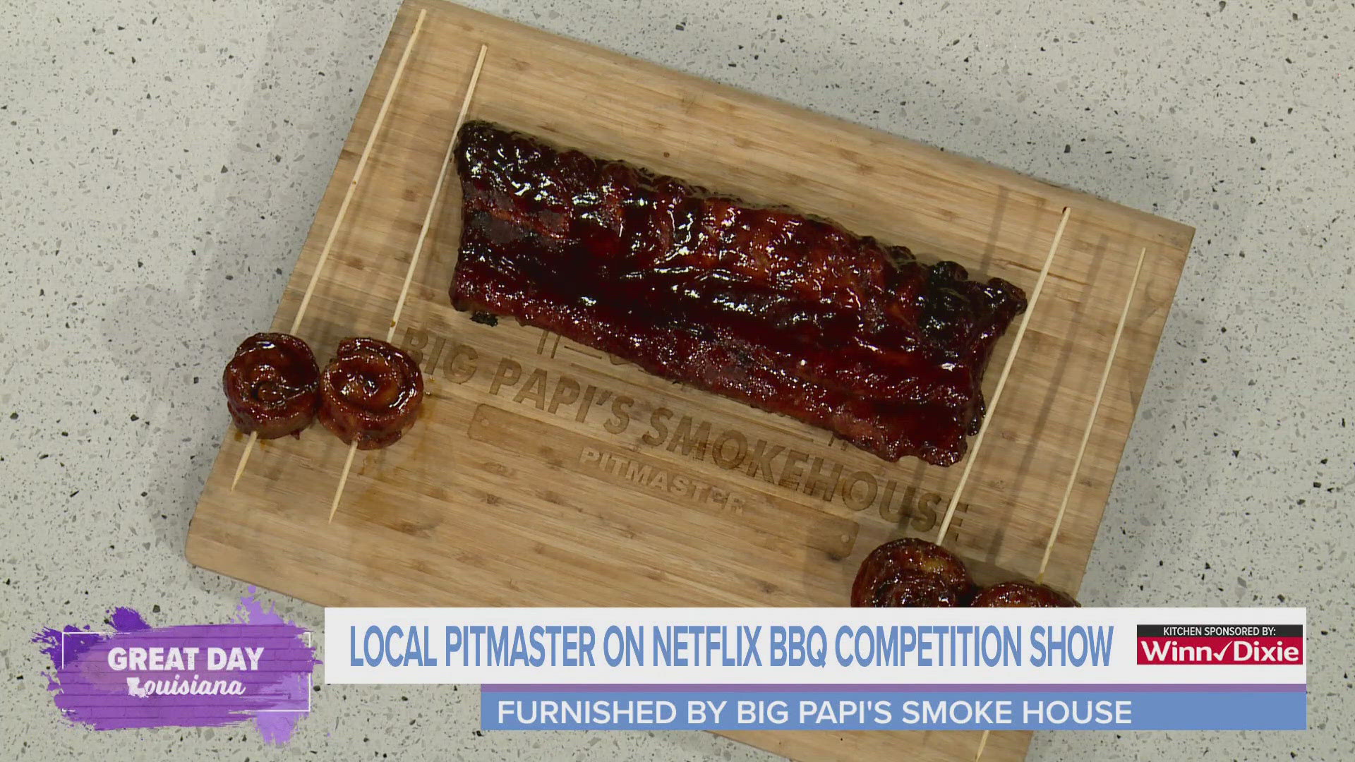 We check out some of the delicious BBQ on the menu at Big Papi's Smoke House.