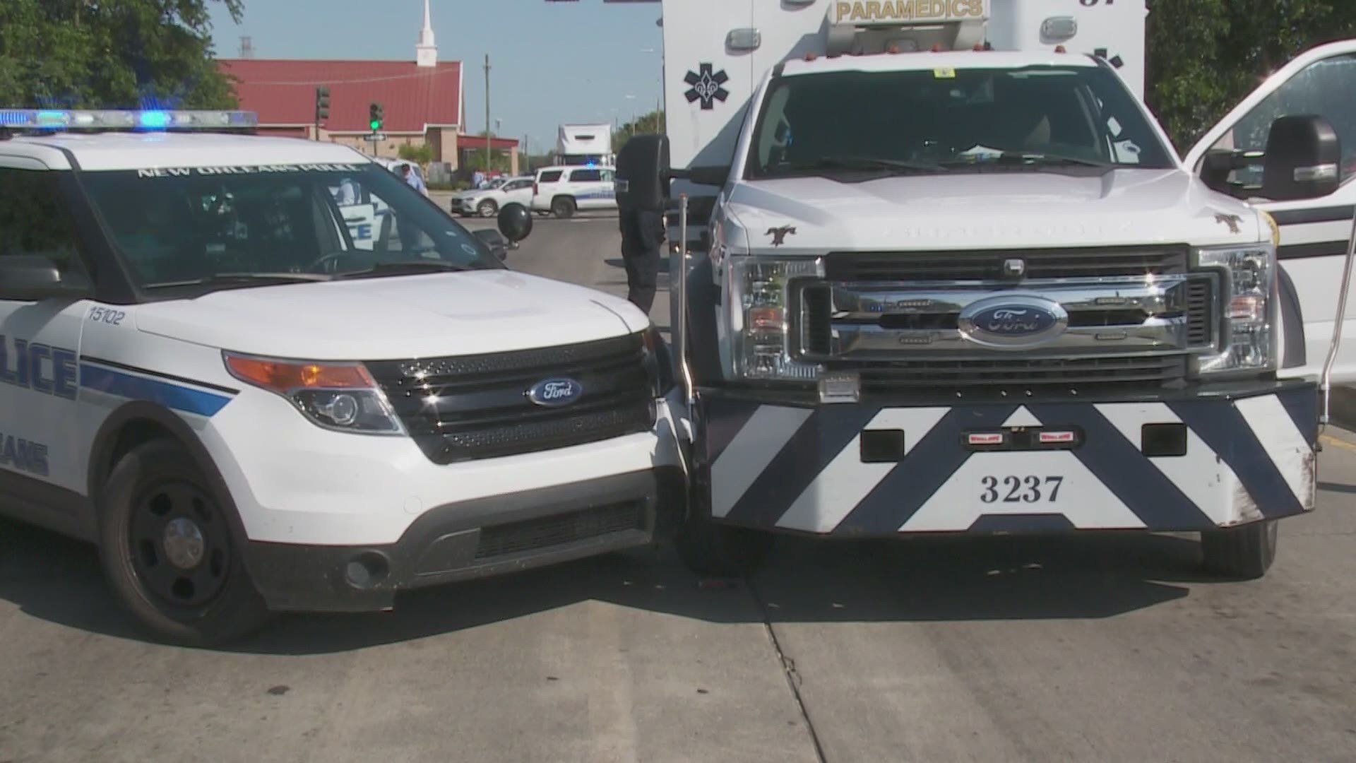 A man stole an ambulance from Touro hospital Thursday. No injuries reported but NOPD is investigating why he took it.