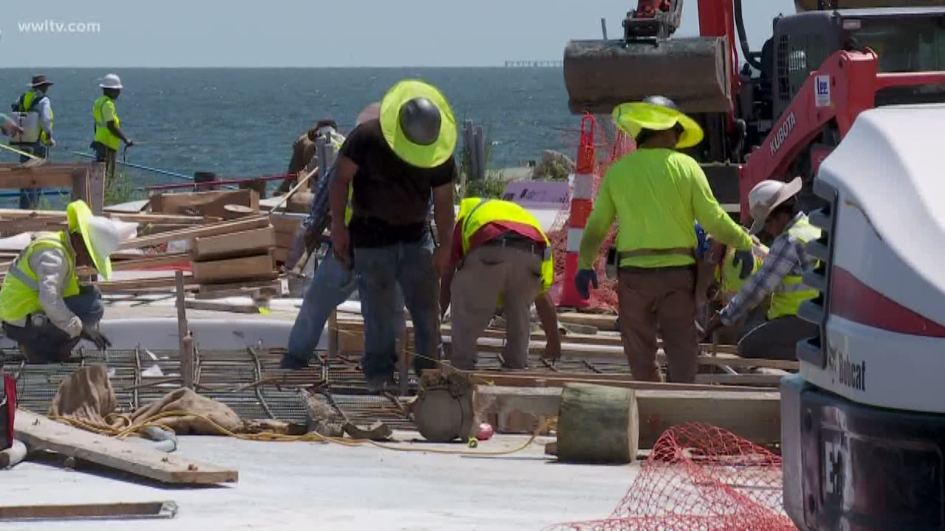 The local flood protection authority is now spending more than $35 million to upgrade and reinforce the seawall from the Seabrook Bridge to West End Boulevard.