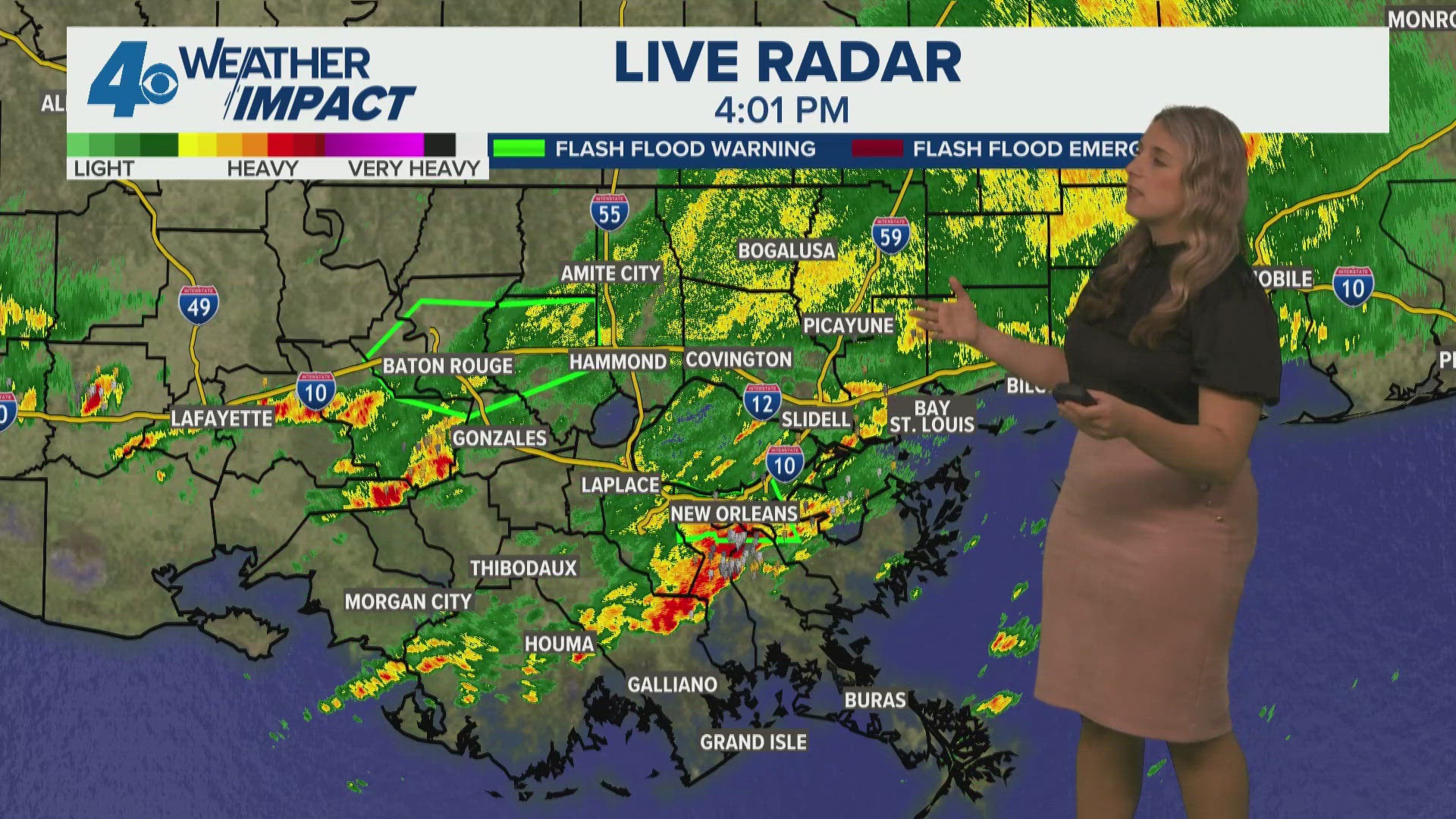 Much of New Orleans metro under severe thunderstorm and flash flood ...