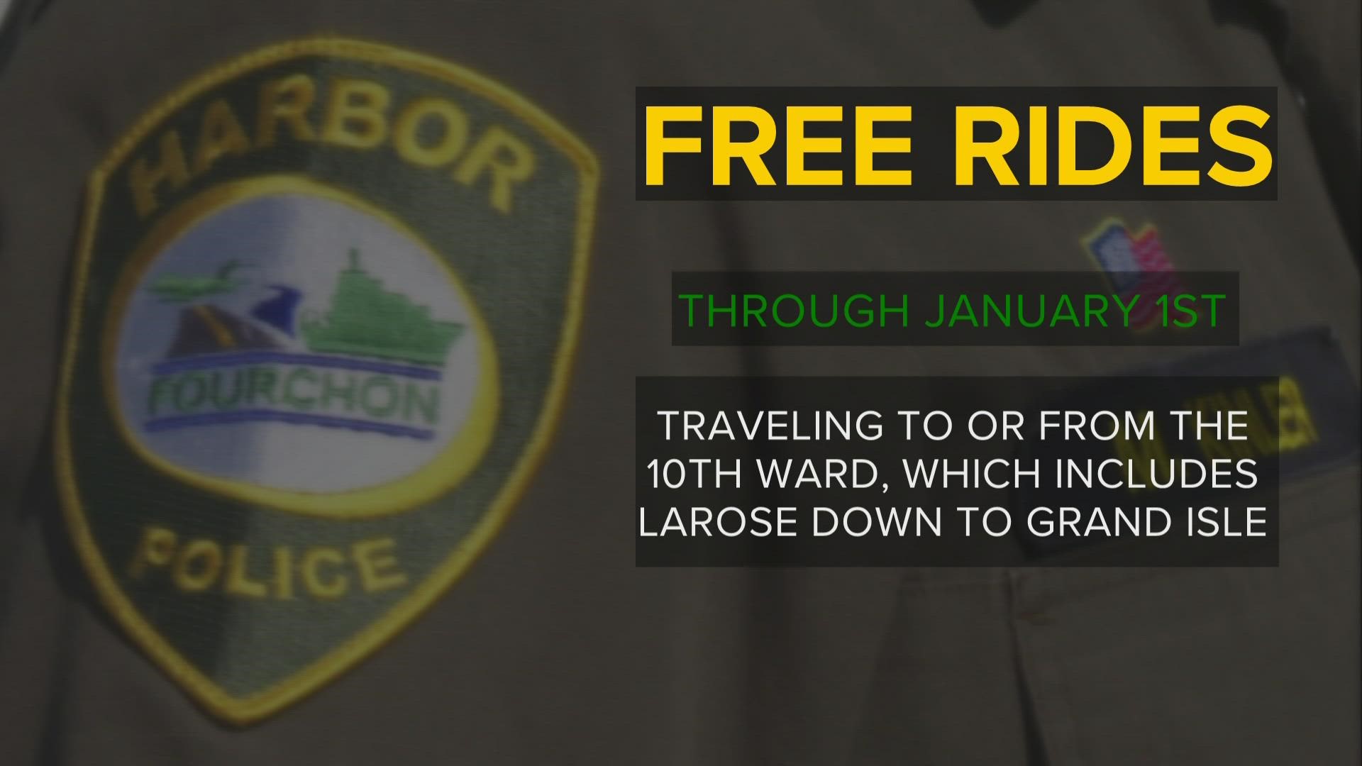 To prevent further deaths from drunk driving this holiday, Officers in Lafourche are offering rides to those too intoxicated no questions asked.
