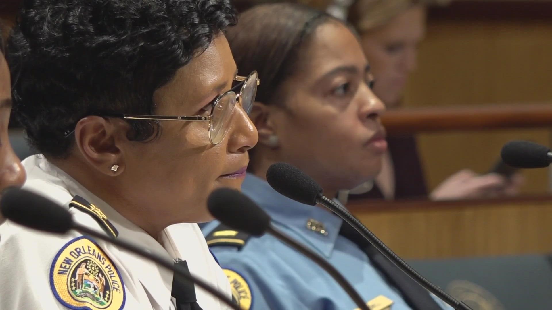 Interim Superintendent Michelle Woodfork told the city council that she believes the city can be made safe with the current level of police staffing.