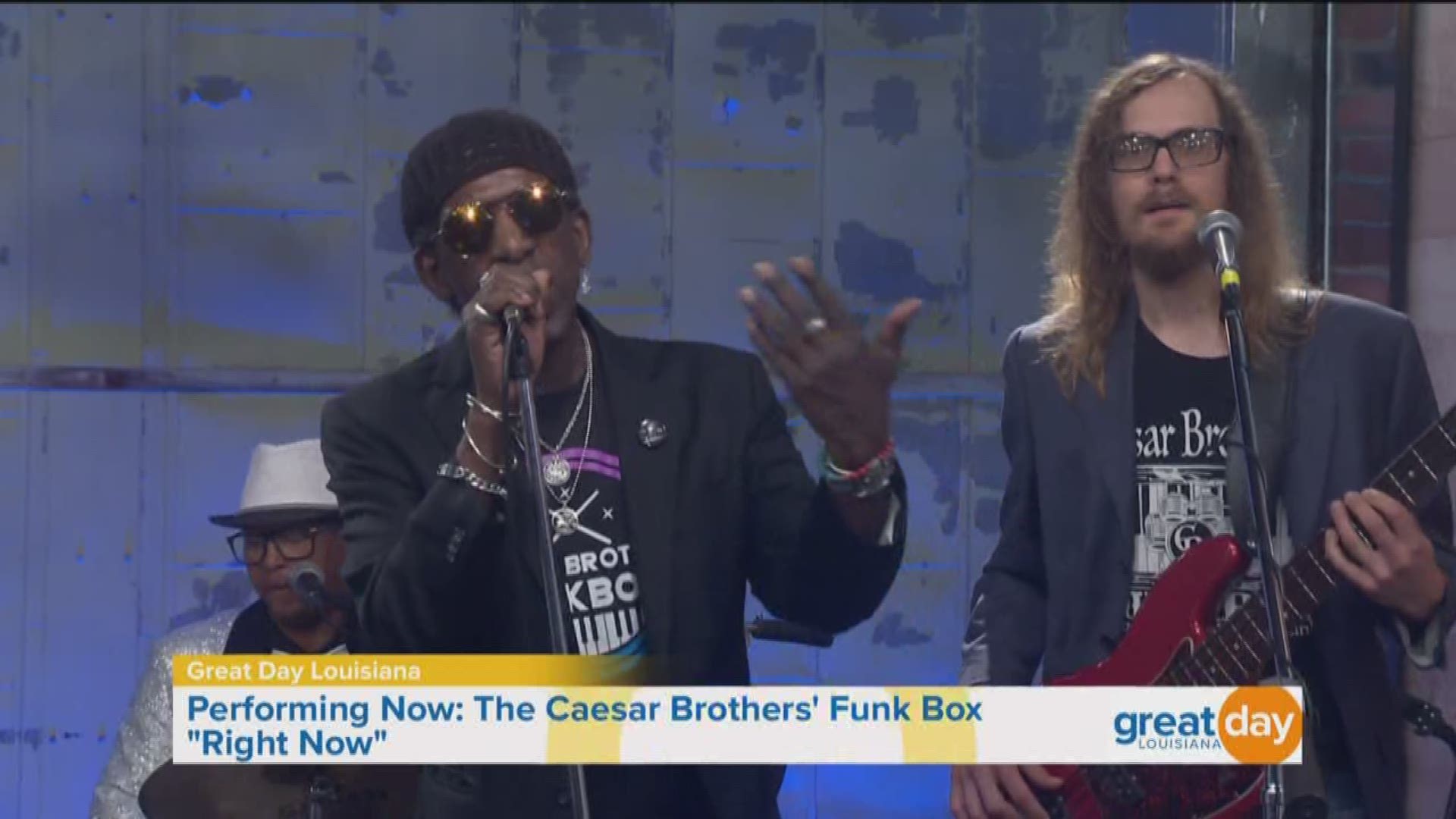 The Caesar Brother's Funk Box performs "Right Now."