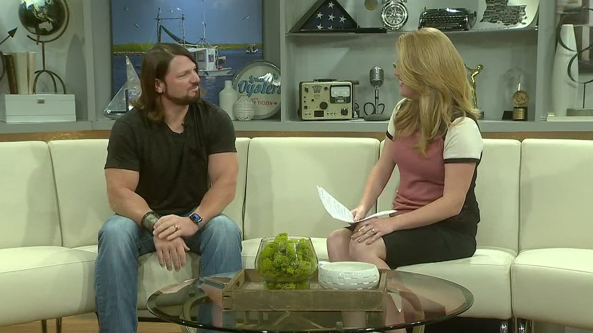 It is a SmackDown in the Smoothie King Center tonight when the WWE returns to New Orleans. AJ Styles gives us a look ahead to all the fun.