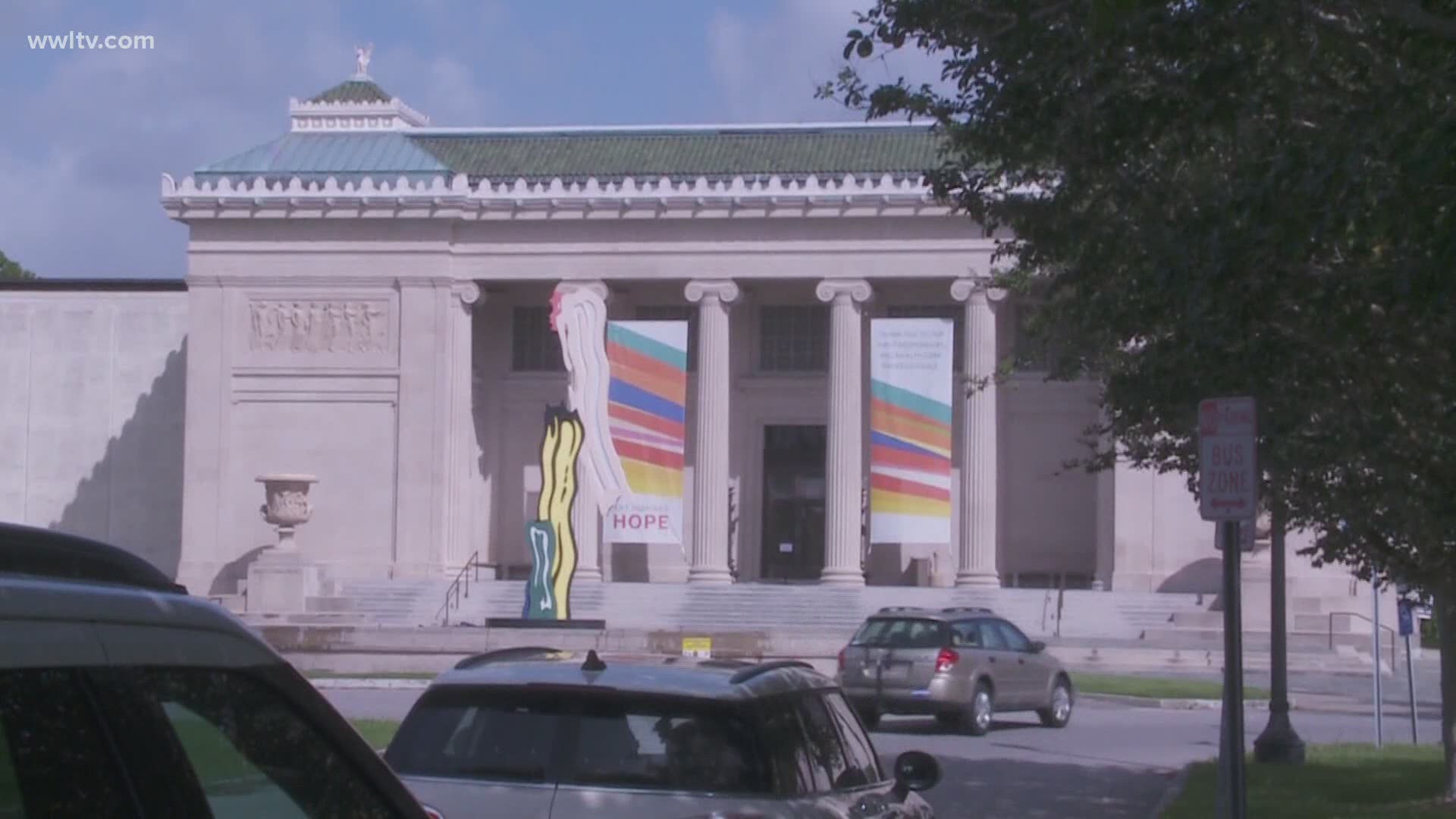 The New Orleans Museum of Art is reopening during the coronavirus pandemic and amid a controversy over racism accusations.