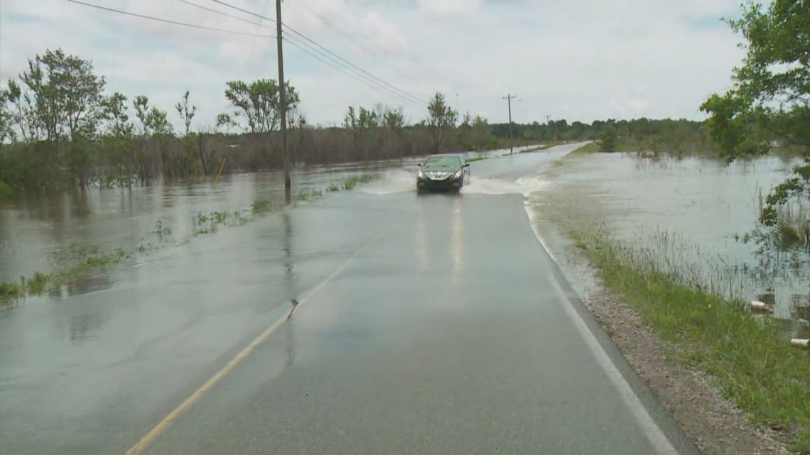 Some South Mississippi roads still flooded as river swells from heavy rain