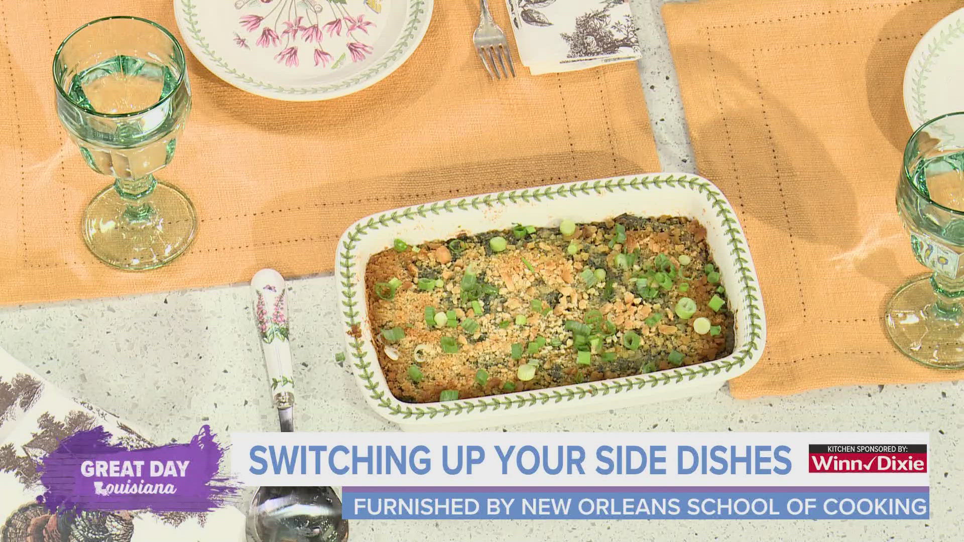 Harriet Robin is in our Winn-Dixie kitchen to whip up a delicious holiday side dish with a twist.