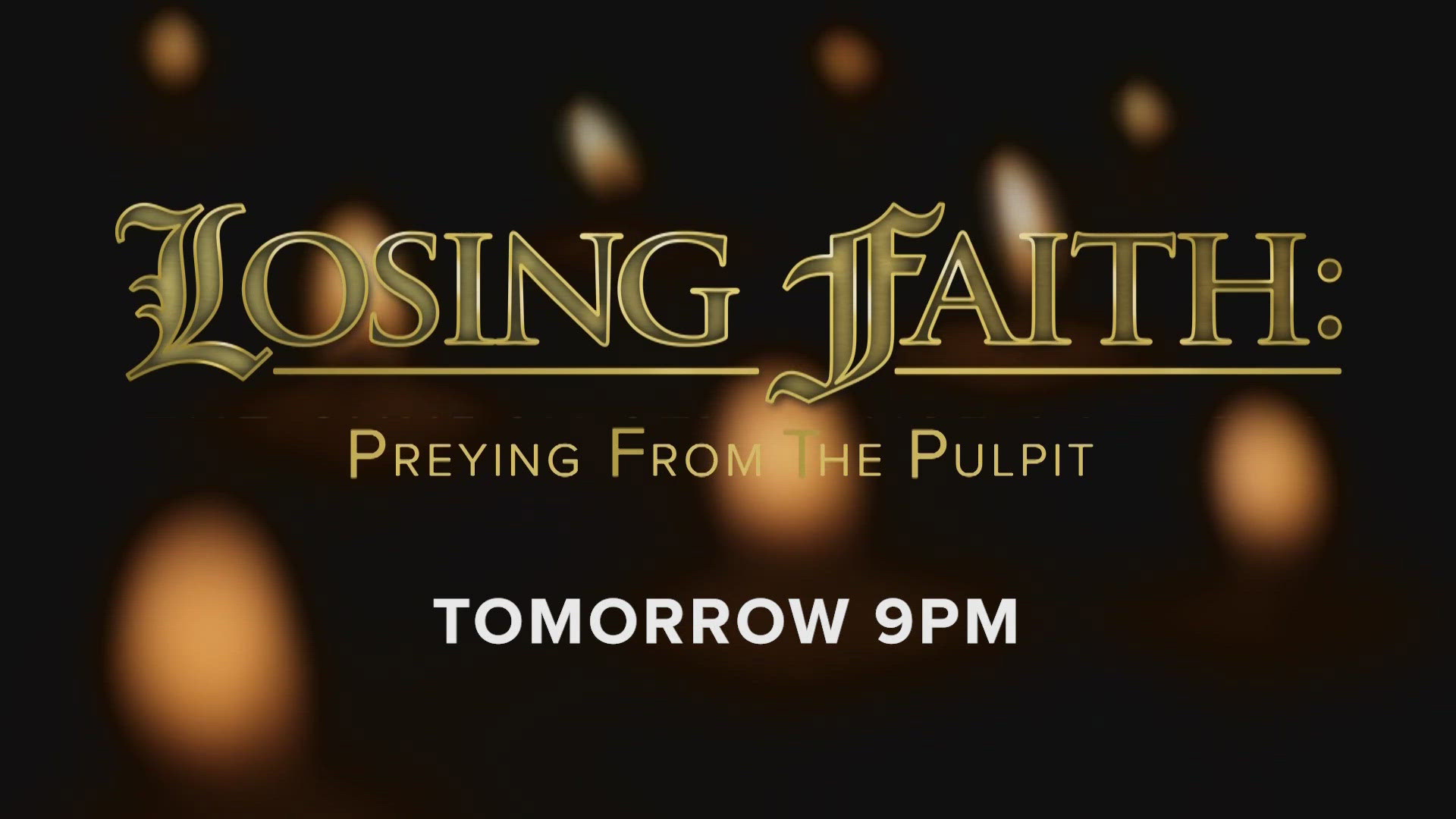 Watch our special "Losing Faith: Preying from the pulpit" on Wednesday, Dec. 11 at 9 p.m. on WWL-TV and streaming on WWL +