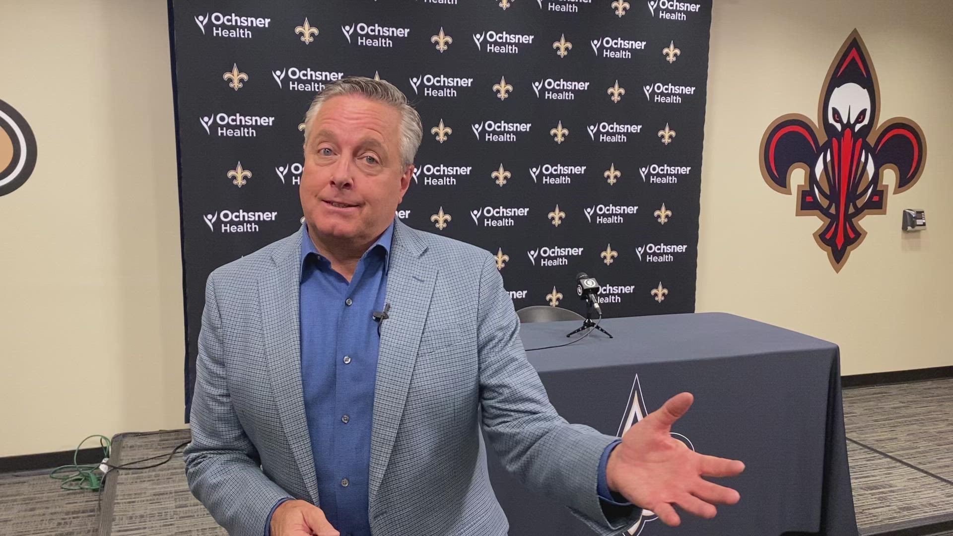 WWL-TV Sports Director Doug Mouton says the Saints felt they had to dead CJGJ and had to do so now.