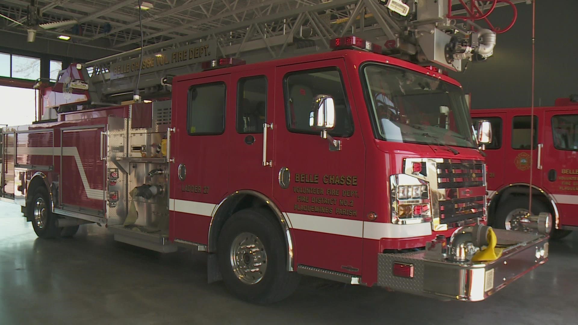 Volunteer firefighters in Belle Chasse are forced to pay out of pocket for the gas ned to respond to emergencies.