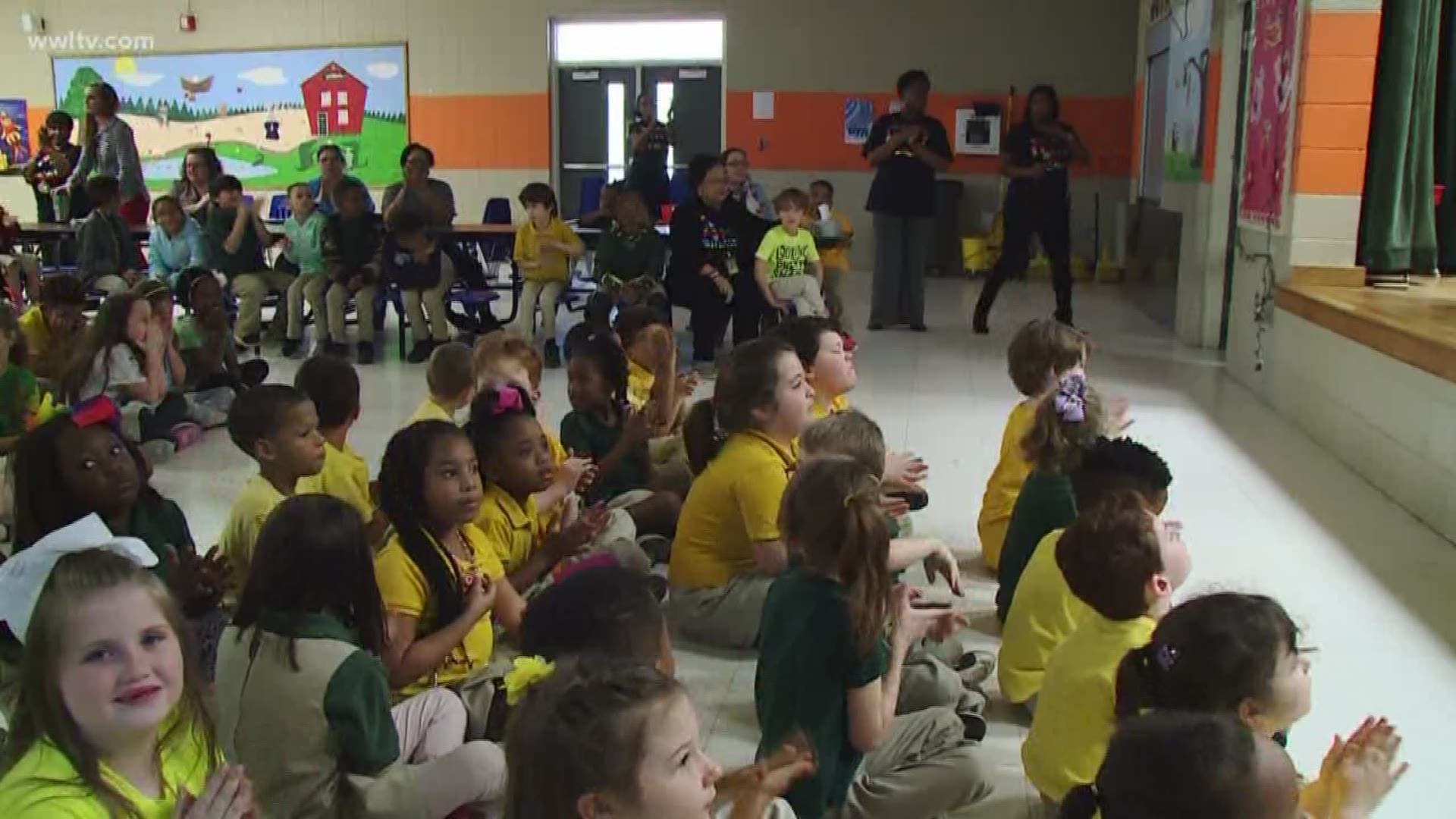 Black History Month program excites students at Bayou Woods Elementary
