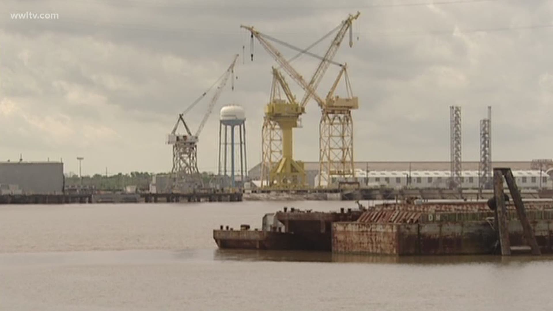 Governor John Bel Edwards and representatives of two major companies talked about putting the shuttered Avondale shipyard back into commerce and creating a couple of thousand jobs. 