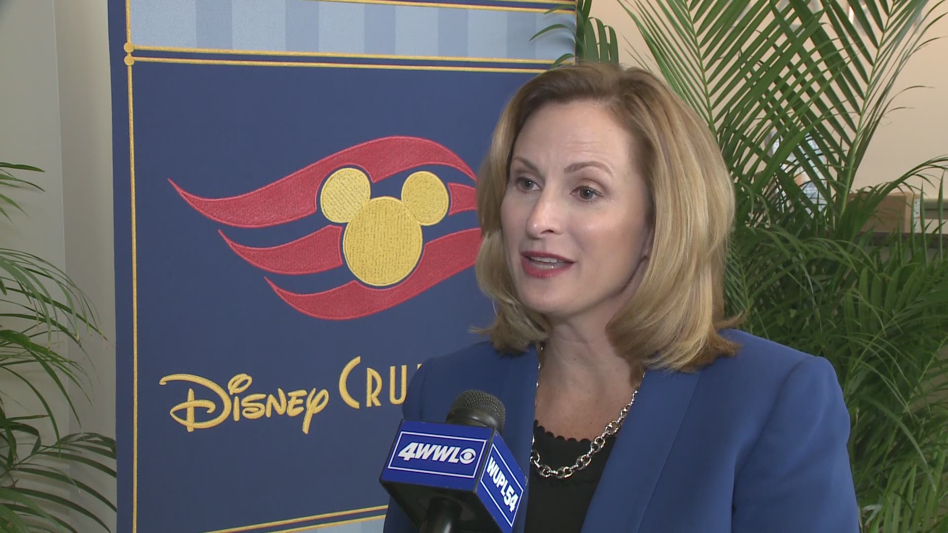 New Orleans Port President & CEO Brandy Christian said the cruise ship Disney Wonder will go to the Bahamas, the western Caribbean and a special sailing through the Panama Canal.