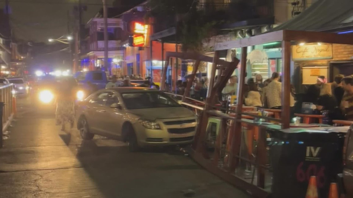 Frenchmen Street driver cuts through crowd and crashes into parklet, raising safety concerns - Vimarsana News