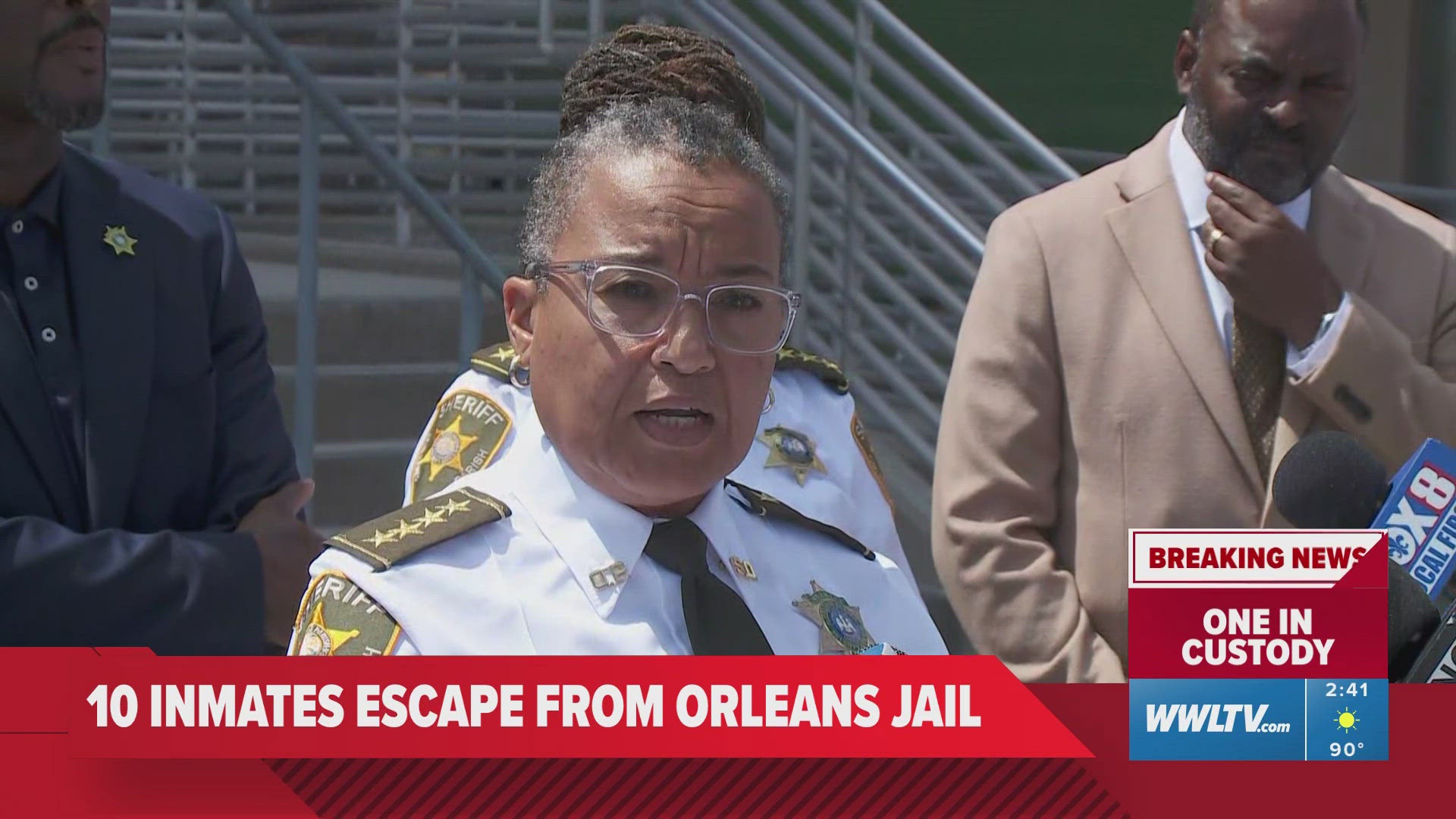 Photo shows Orleans Parish Jail escape hole, ‘To easy lol’ message