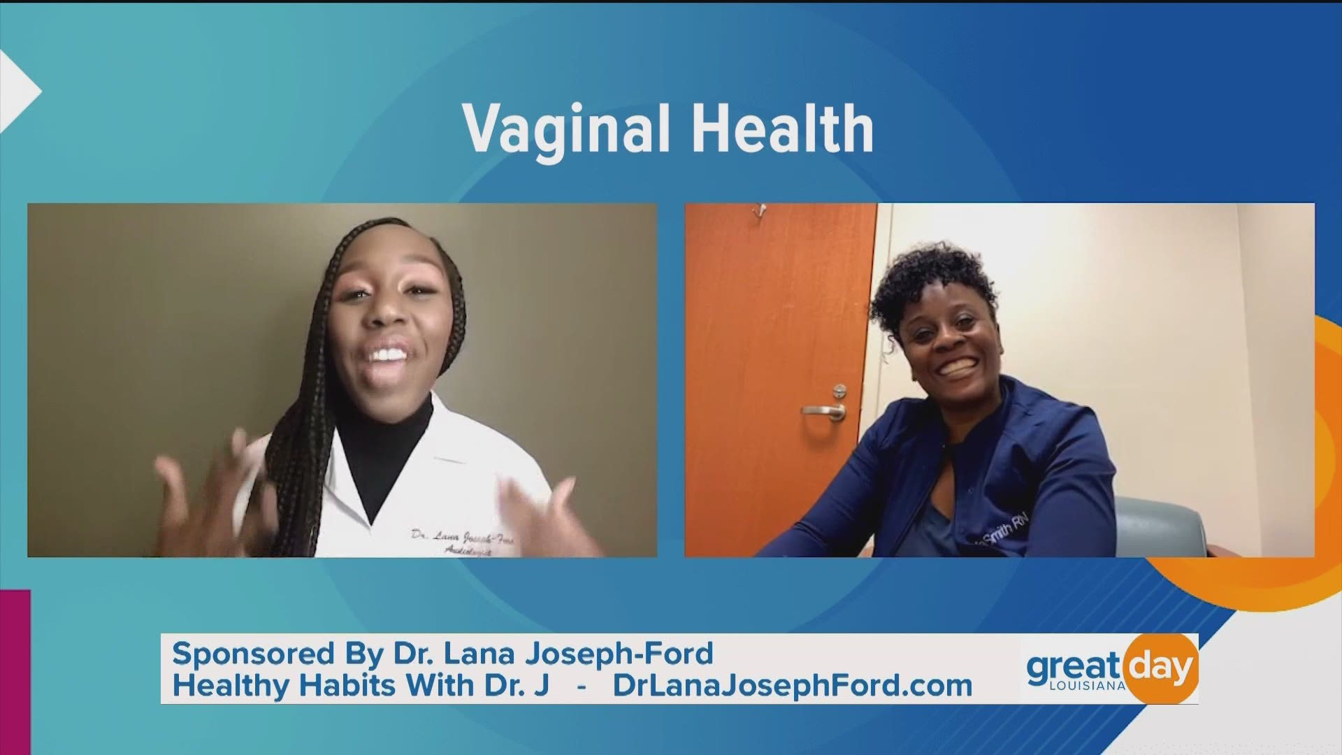 Today's Healthy Habits is all about vaginal health. Dr. J speaks with Melinda Williams on proper care for all women. For more, visit drlanajosephford.com