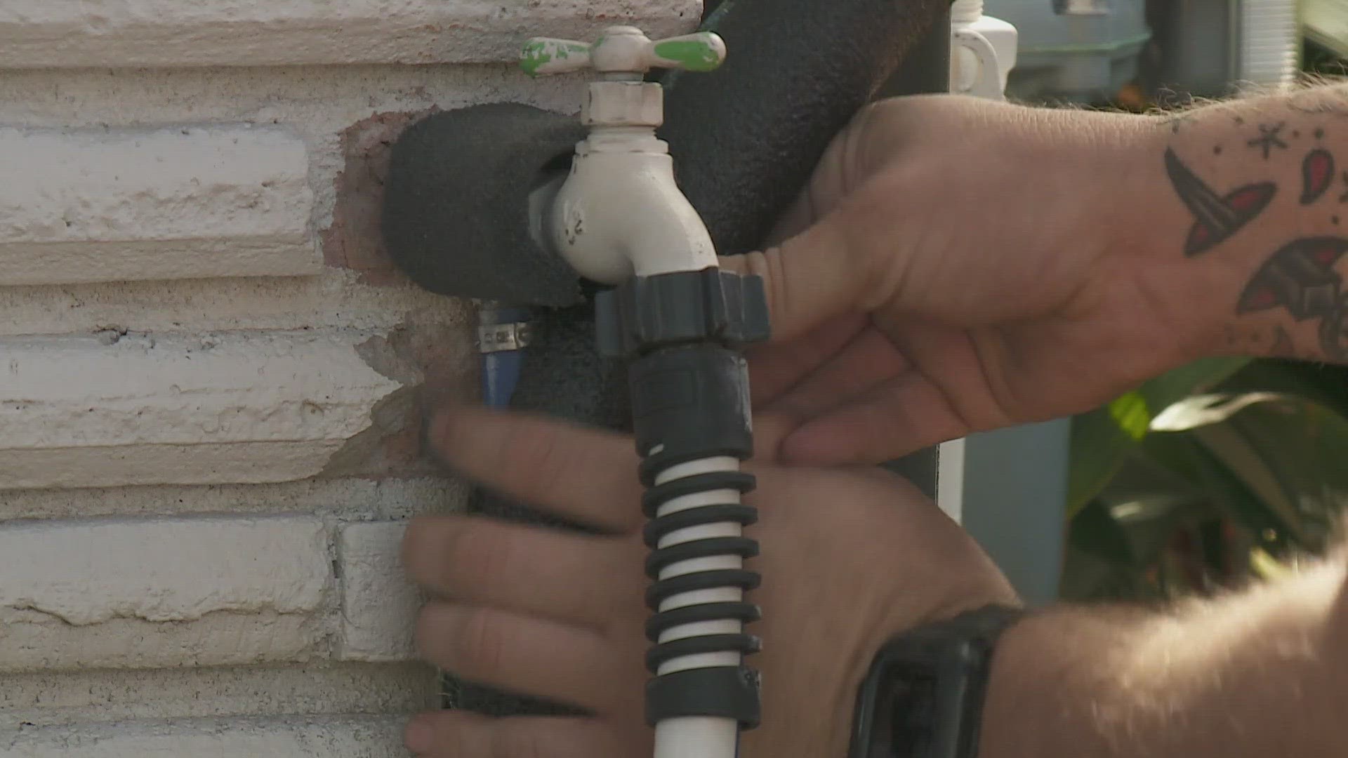 Plumbers recommend wrapping your pipes prior to the expected freeze next Tuesday and Wednesday.