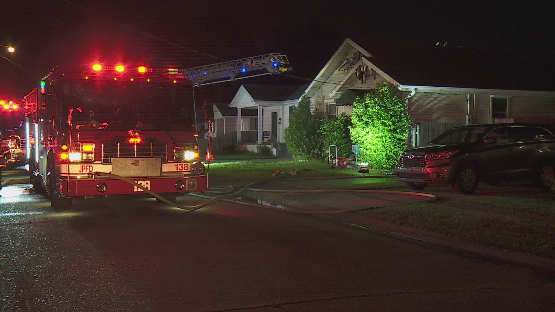 The home was occupied at the time of the fire and residents were able to evacuate in time
