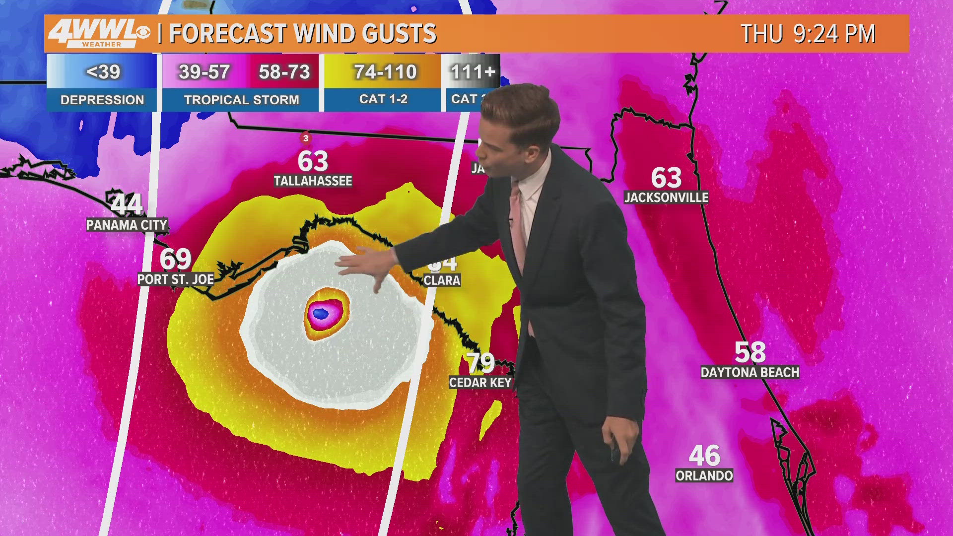 Rapid intensification is expected as Helene races for the Florida coast.