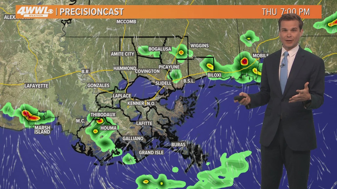 New Orleans Weather Impact: Heavy showers and storms Thursday | wwltv.com