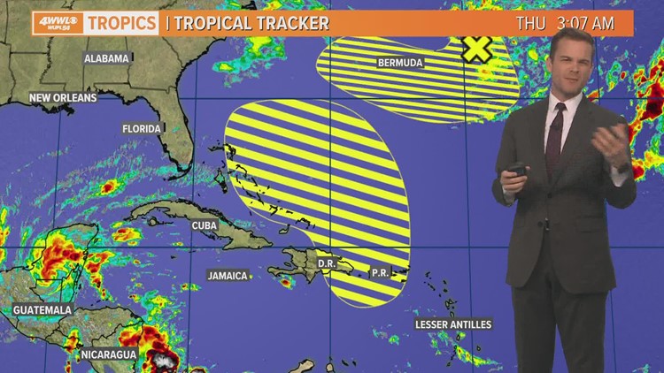 Thursday morning tropical update: Lisa, Martin and 2 other areas