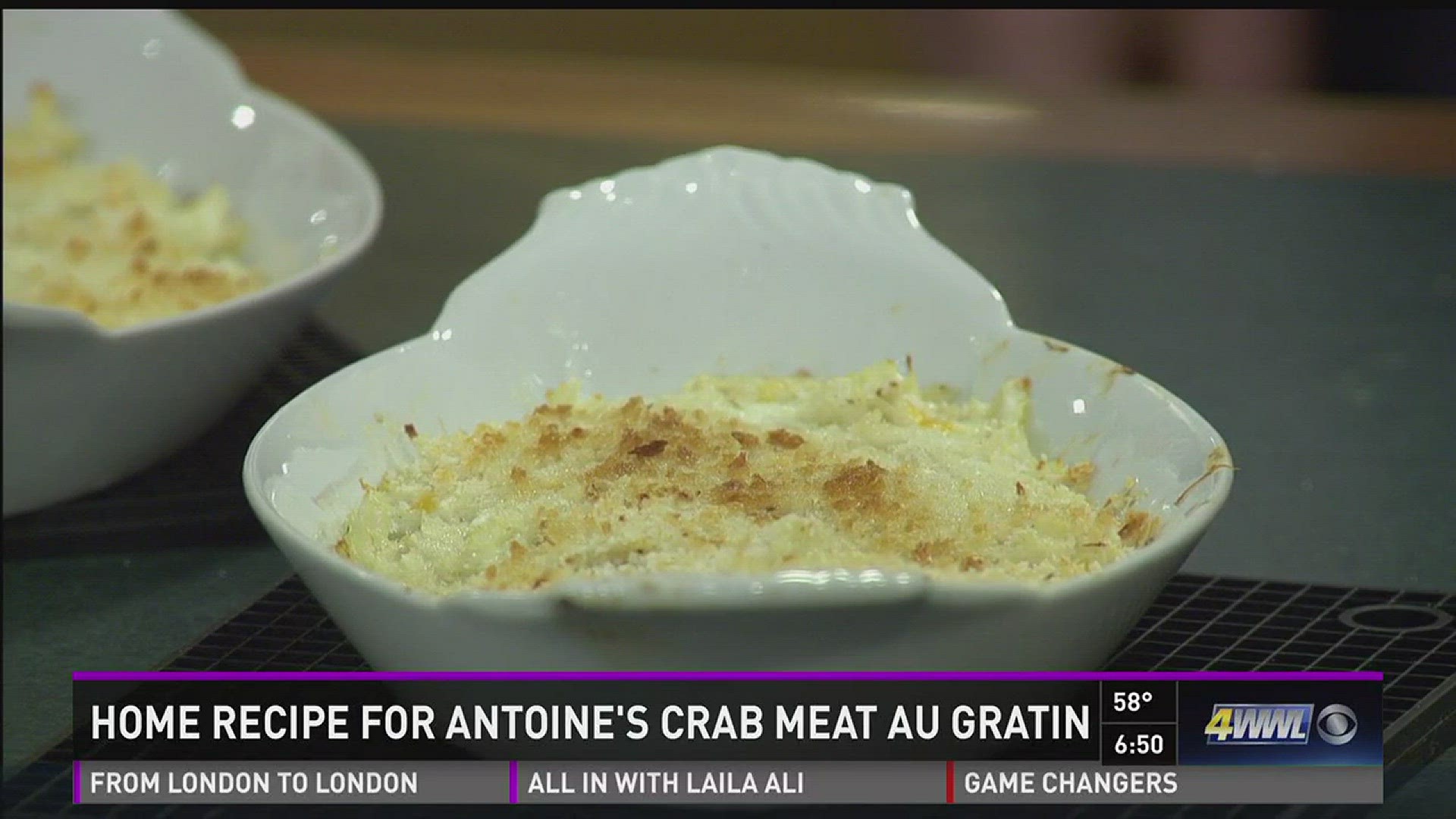 Antoine's crab meat au gratin recipe