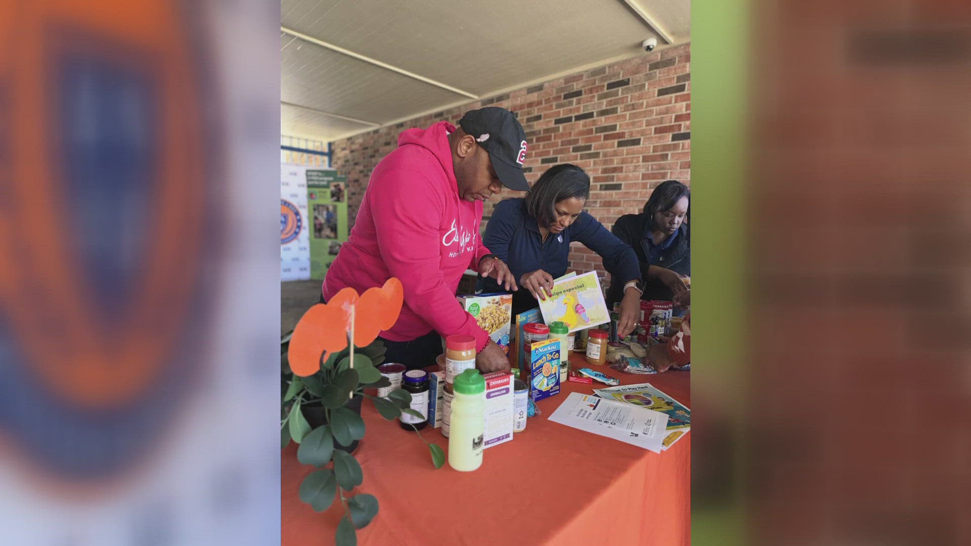 A new food pantry opened at Einstein Charter School's Village De L'est. It will help provide free groceries and essential items to families in need.