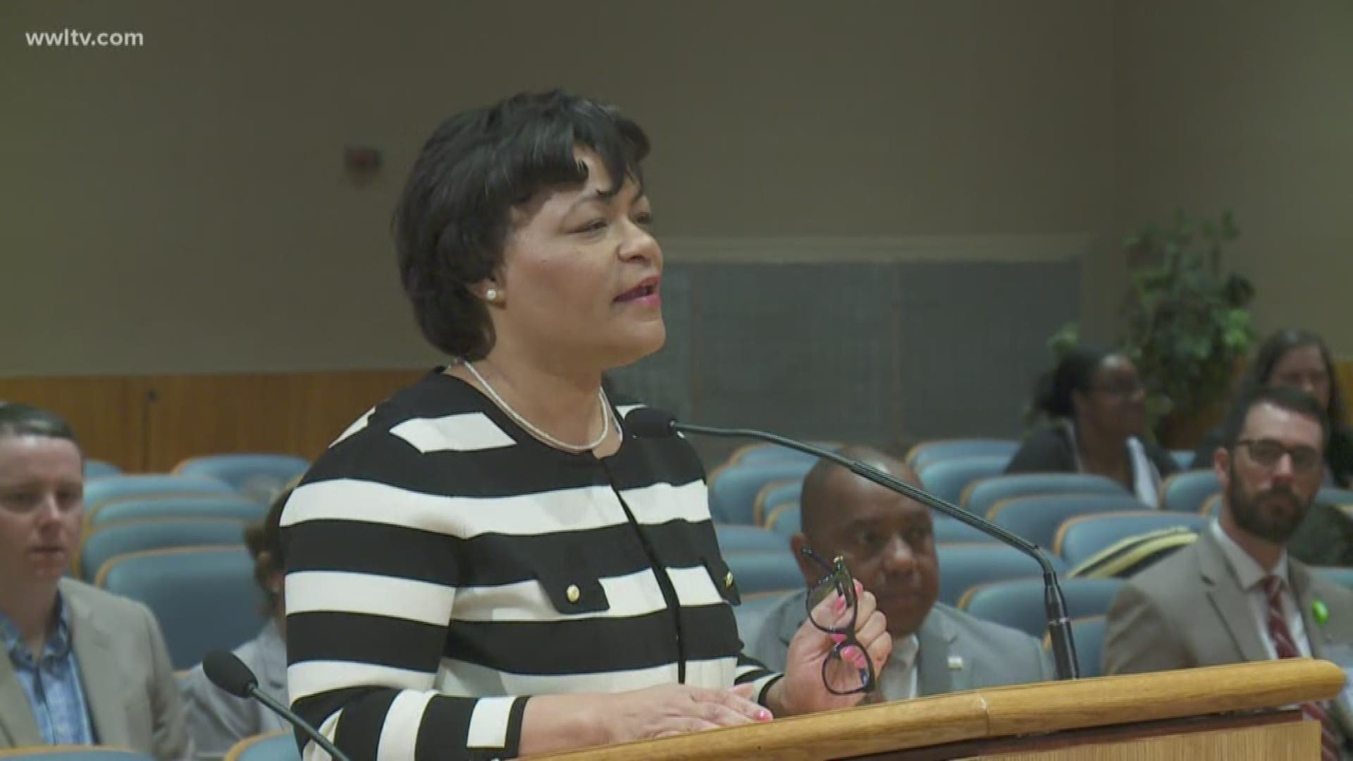 New Orleans Mayor LaToya Cantrell defended her choice to not warn the public that the threshold for getting a traffic ticket in school zones would be reduced, a move which generated millions of dollars for the city.