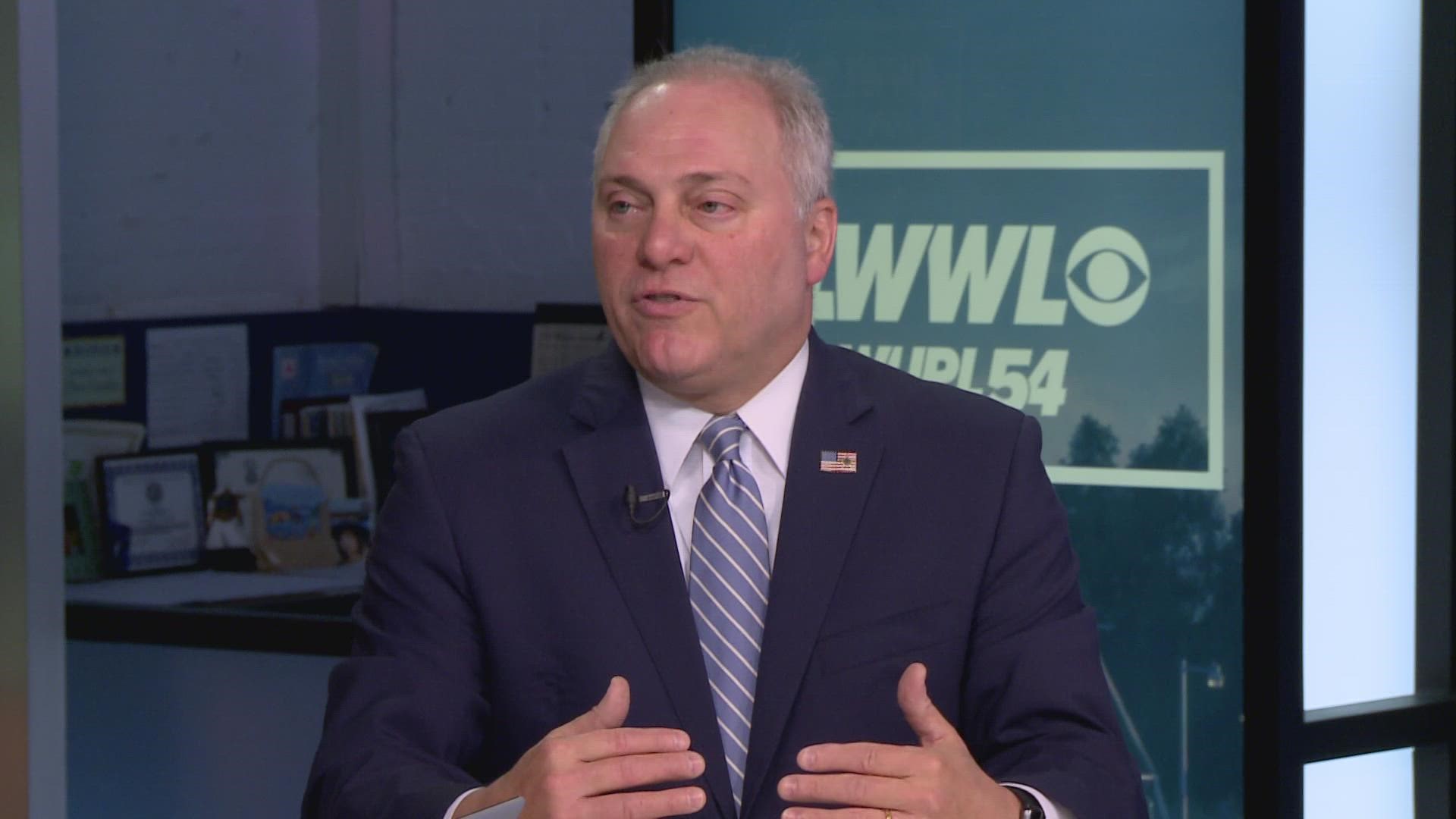 House Minority Whip Steve Scalise joins WWLTV to discuss upcoming election.