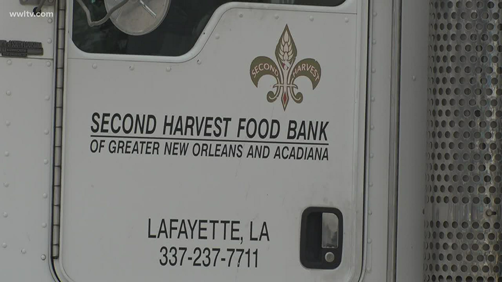 Much more than the location can handle, 450 people showed up at the Second Harvest Food Bank's Elmwood distribution center just last week.
