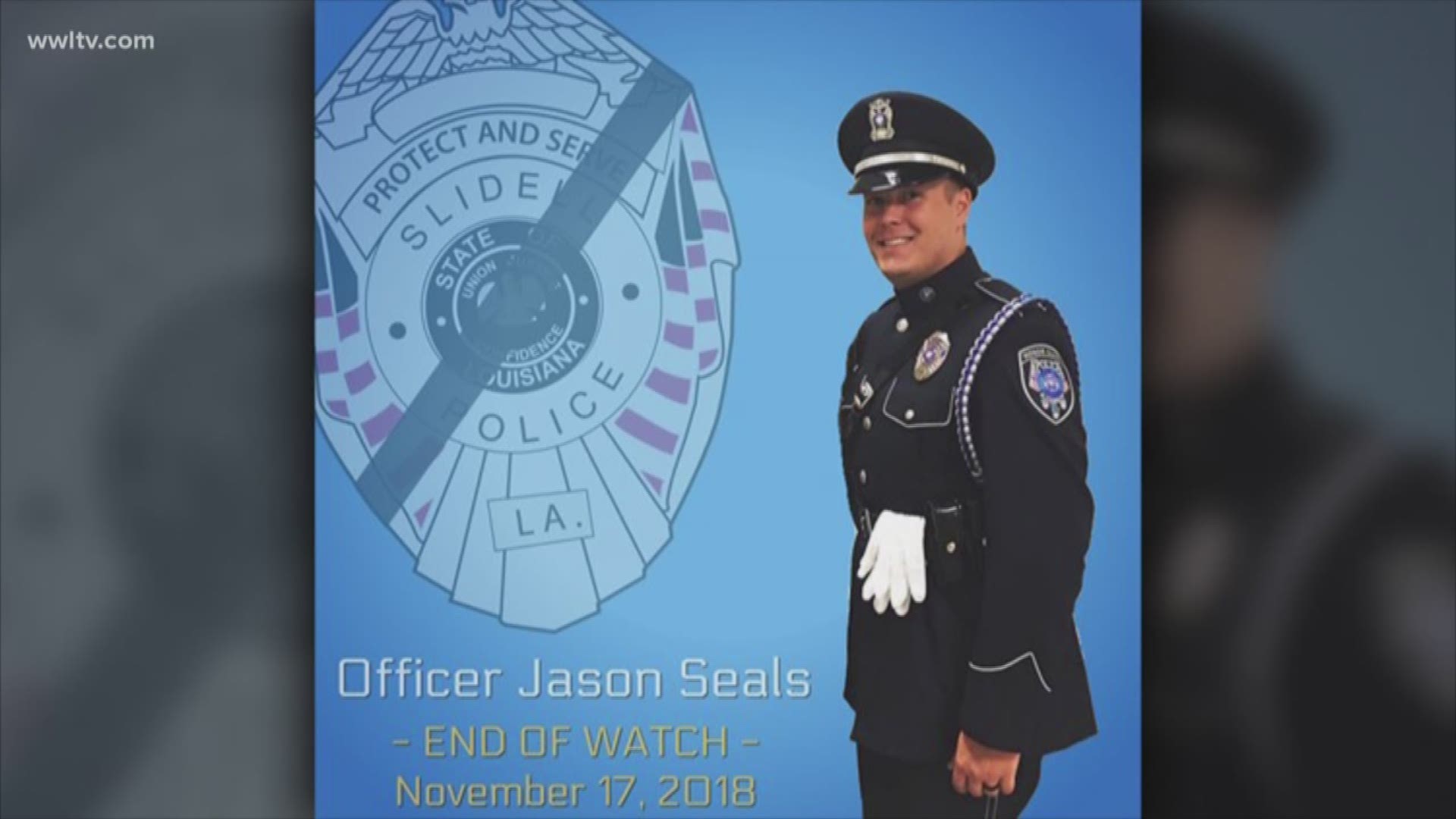 Slidell officer Jason Seals has succumbed to injuries he suffered while escorting a funeral procession while on his motorcycle.