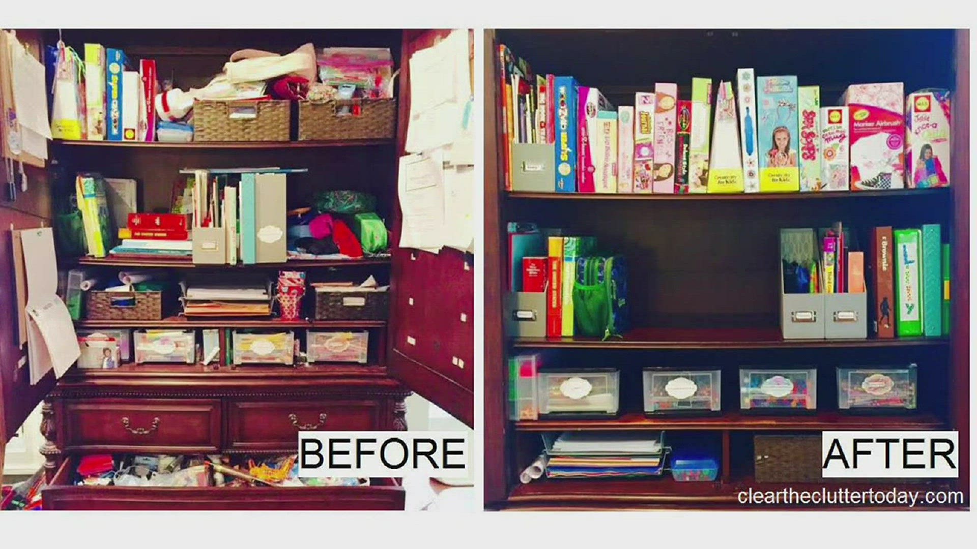 Stasia Cymes gives us tips on how to decrease clutter in our homes.