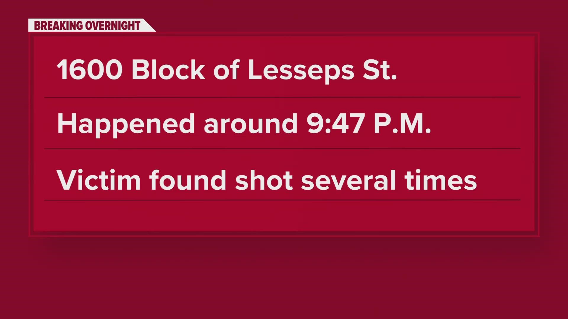 A 14-year-old boy was killed in Lesseps Street shooting