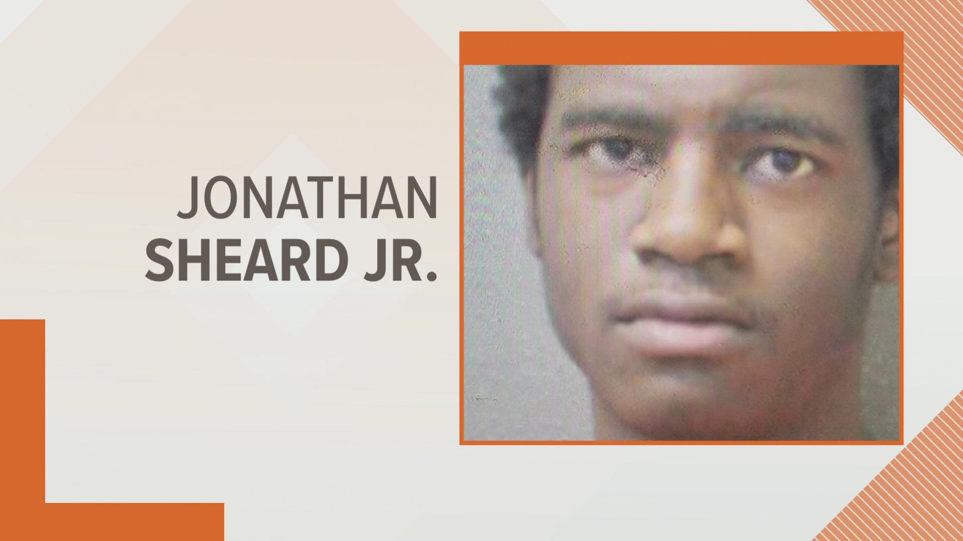 WBRZ-TV in Baton Rouge identified Jonathan Sheard Jr. as the individual who escaped from the Bridge City Center for Youth on Sunday