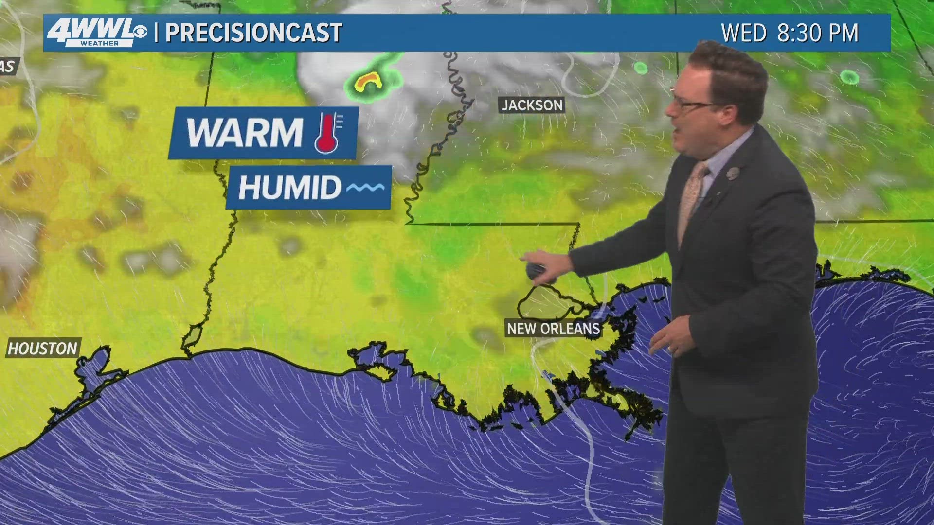 Warmer and more humid, but dry until Monday