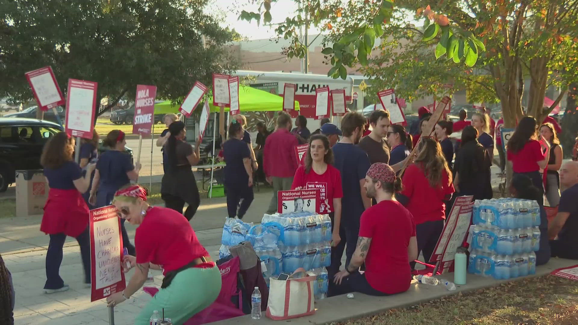 Last week, 98 percent of the nurses' union voted to authorize the strike. The union is pushing for more workplace safety protections.