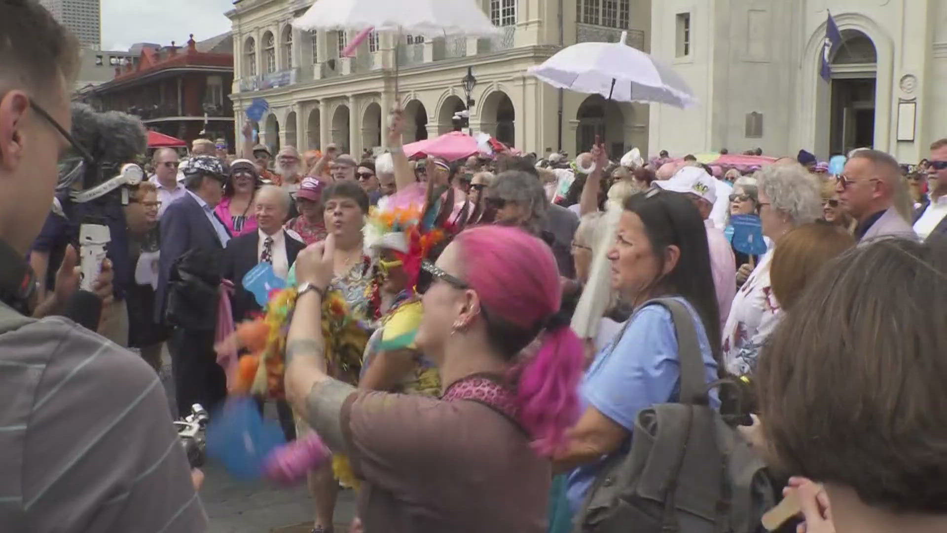 Saturday, the community came together to honor the well-known fitness coach and New Orleans native Richard Simmons.