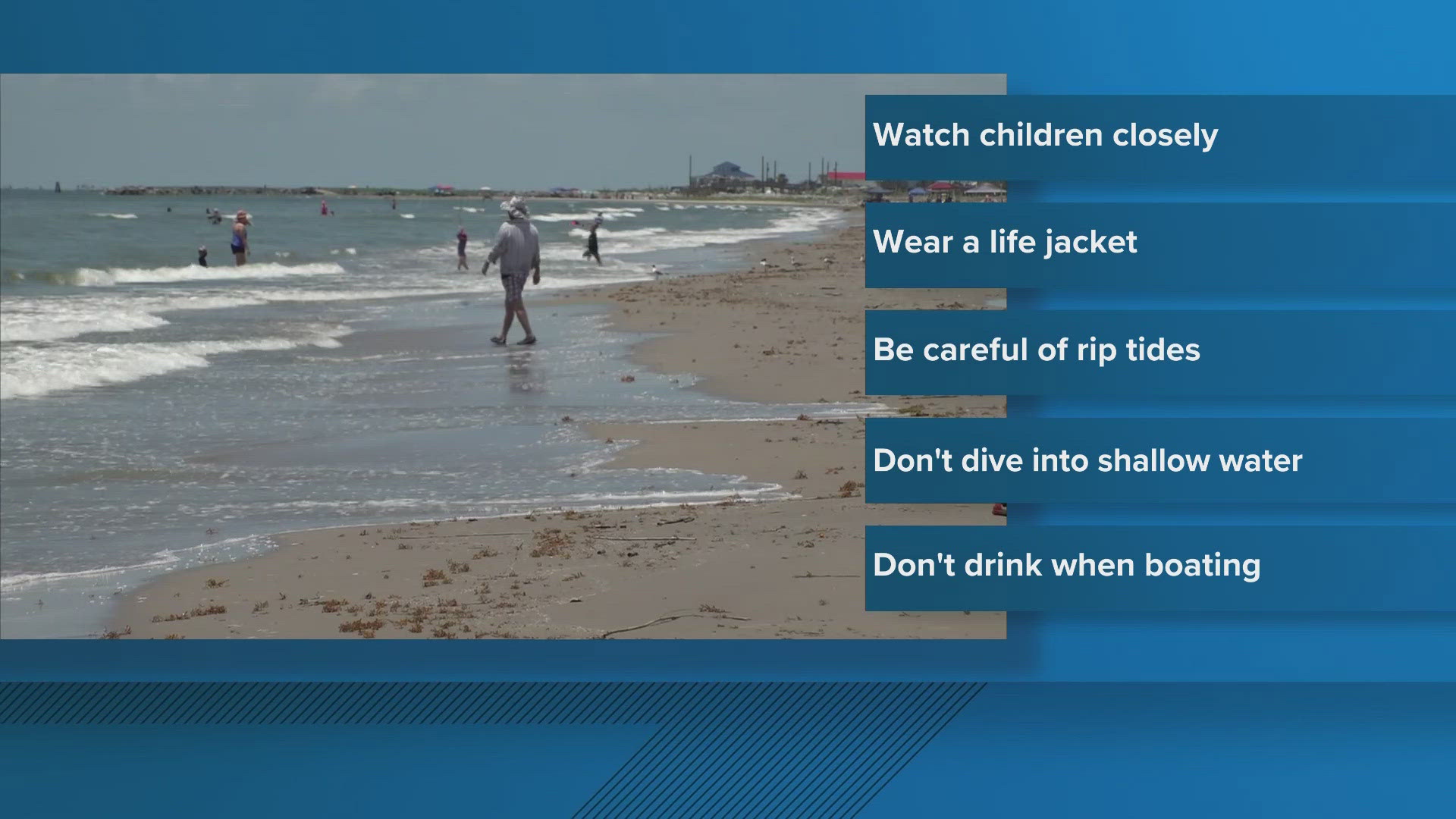 Water safety tips for the summer.